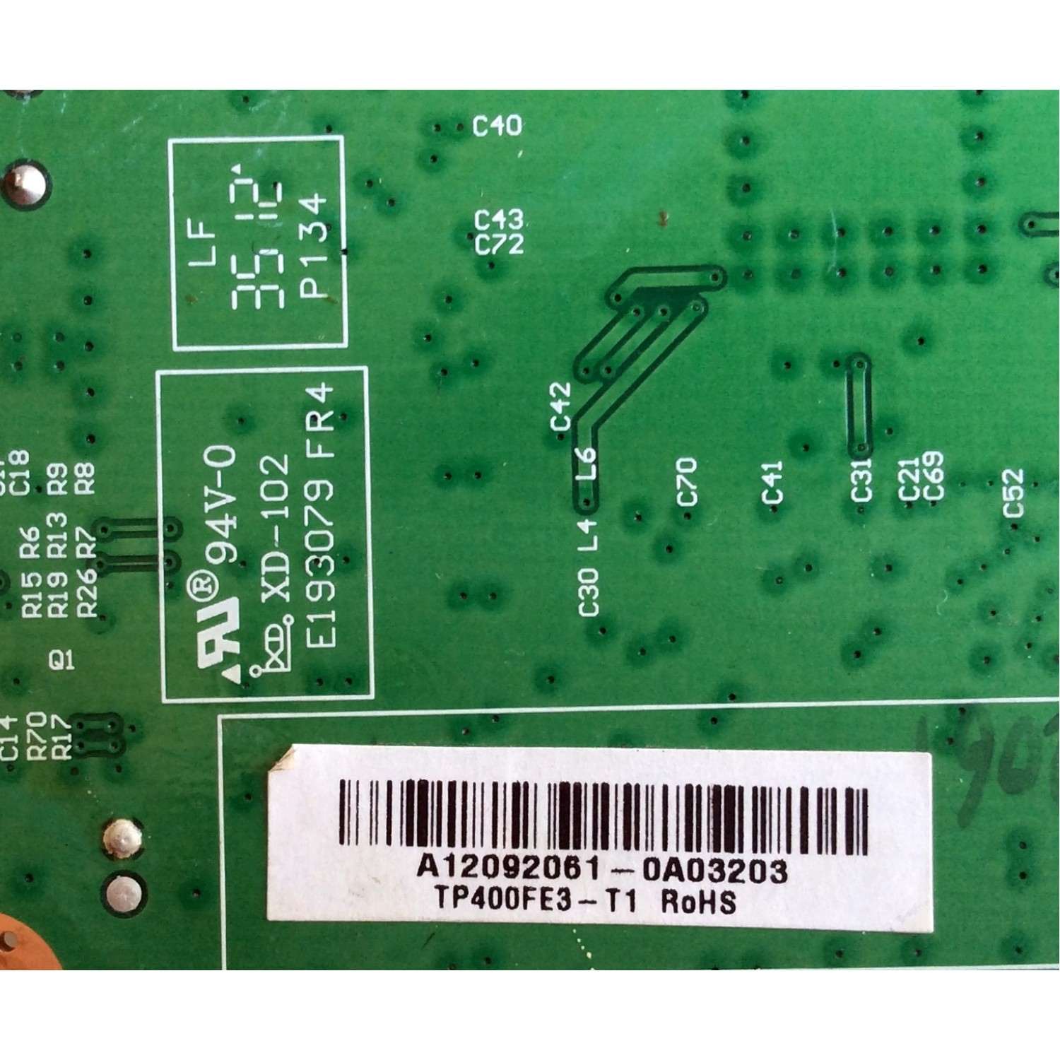 DRIVER / SCEPTRE A12092061 / PL.MS6M30.1B-1 11375 / PANEL TP400FE3-T1 / MODELOS X405BV-FHD / X405BV-FHD3FE3T1 - Imagen 2